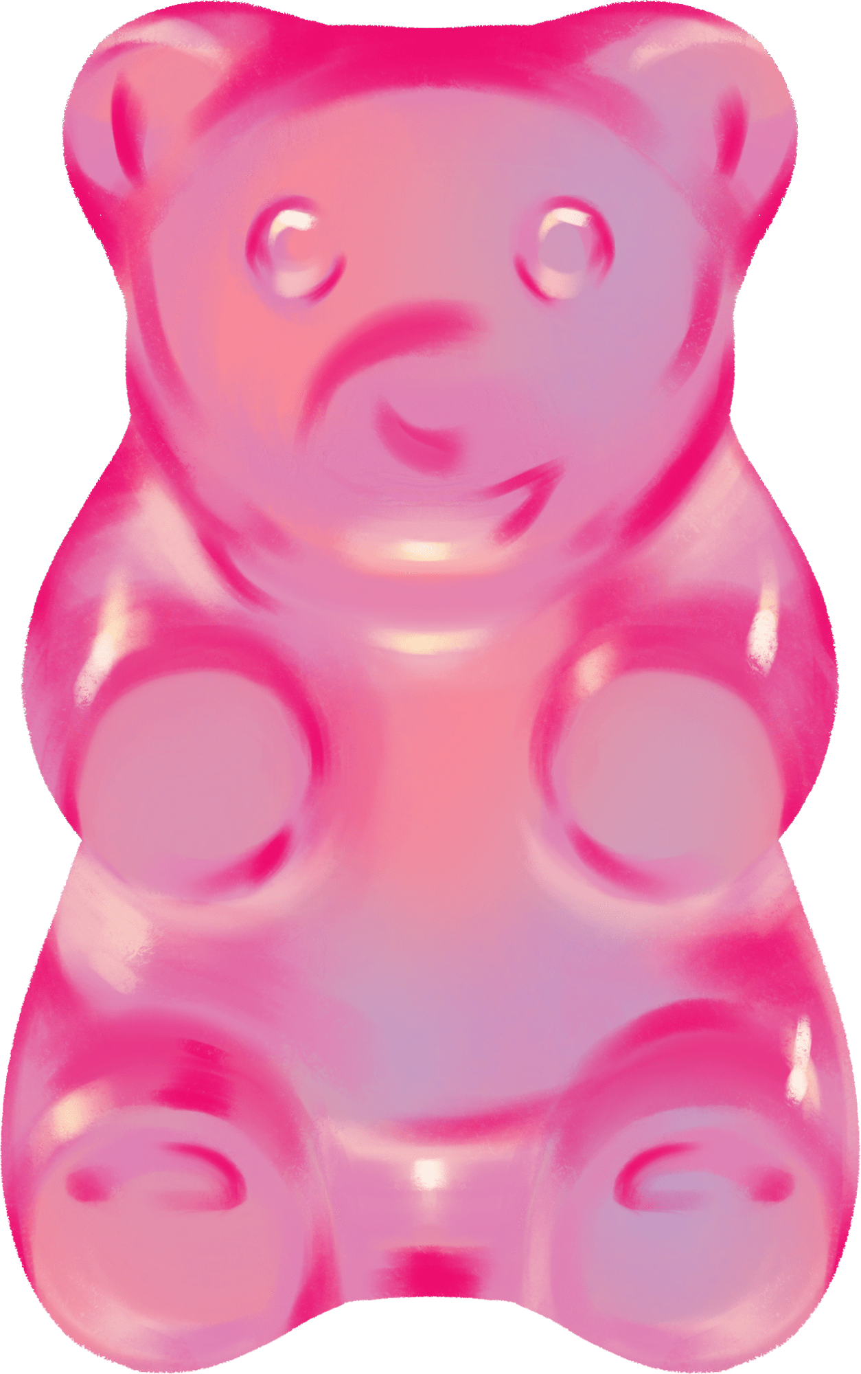 Shiny Airbrush Teddy Bear